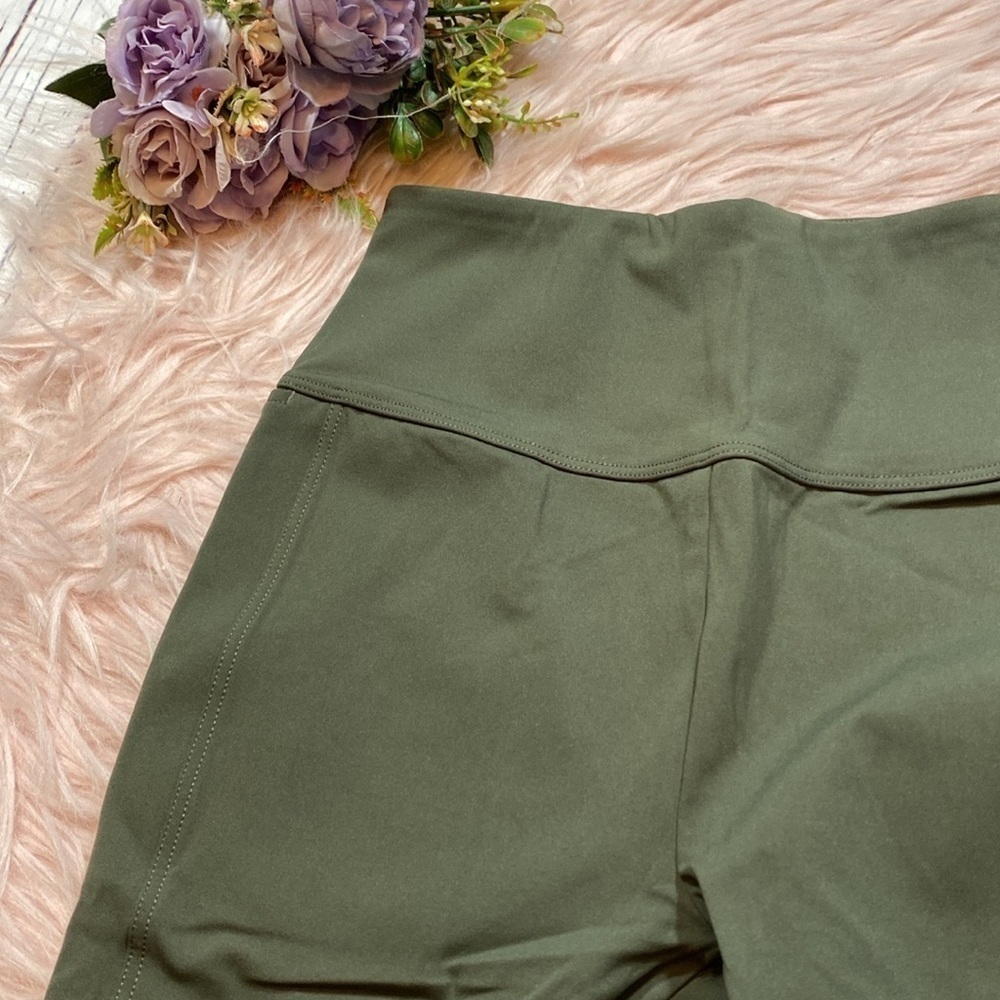 Nwot Aday Green Olive Brakes On High Rise Leggings — image 7 of 8